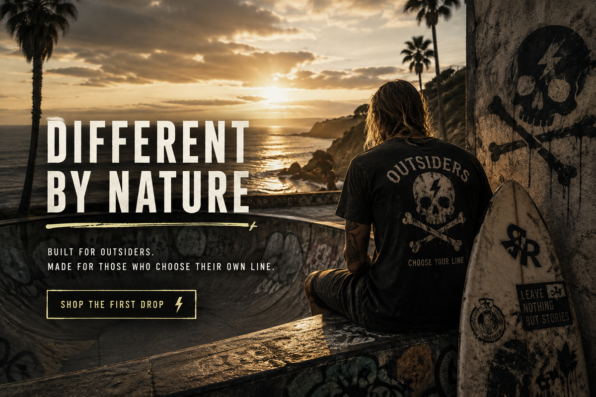 Rogue Rift Different by Nature surf and skate homepage hero
